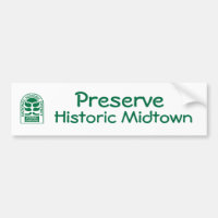 Logo CGA Conserver Sticker de pare-chocs historiqu