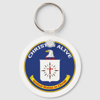 Logo CIA "Christ Is Alive" Keychain