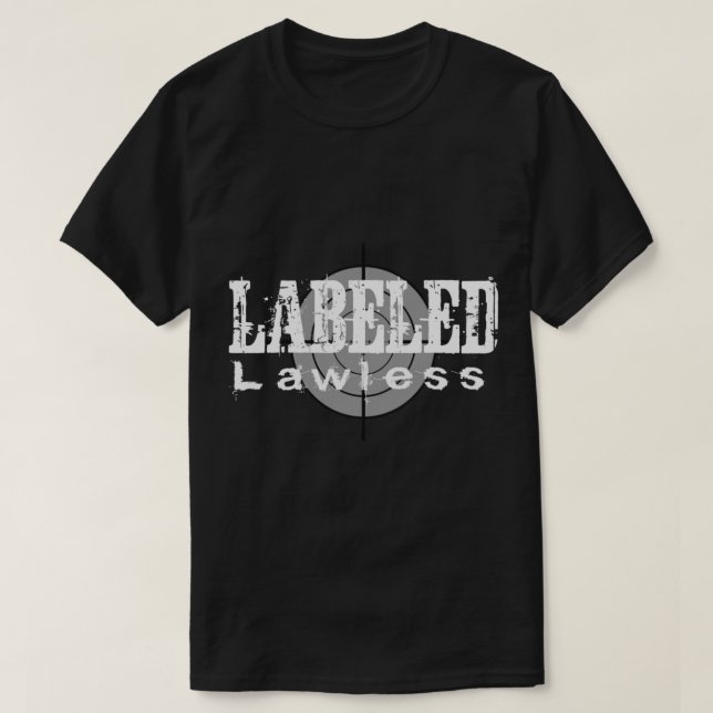 Logo classique en noir et blanc, T-shirt (Design devant)