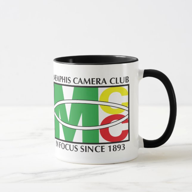 Logo classique noir tasse de sonnerie de 11 onces (Droite)