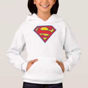 Logo classique Supergirl avec fond bleu