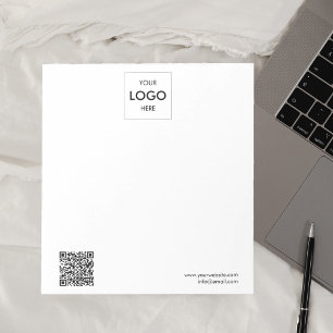 Logo Code QR Bloc-notes simple