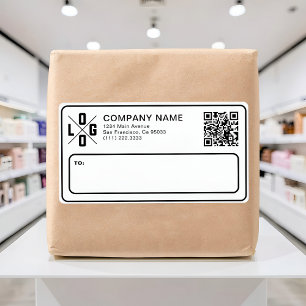 Logo & Code QR d'expédition personnalisé pour entr