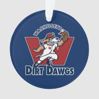 Logo collégial d'équipe de baseball de Dawgs de