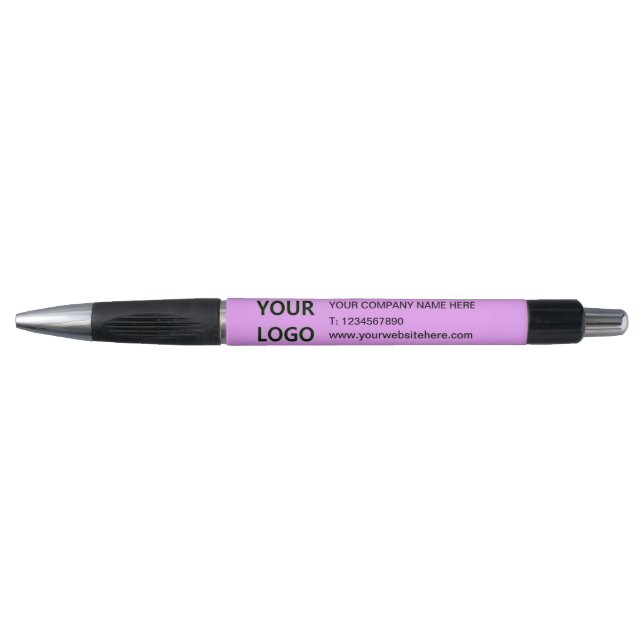 Logo commercial promotionnel et stylo texte (Devant)