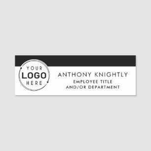 Logo Company Brand Colors Name Title Department Name Tag