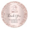 Logo Company Name Thank You Shopping Rose Blush
