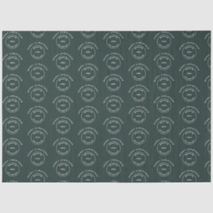 Logo Corporate Business Merry Christmas Green Tissue Paper