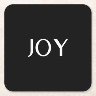 Logo Corporate Business Minimalist Square Paper Coaster