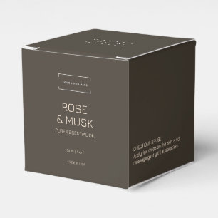 Logo Cosmetic Product with Qr code Favor Box