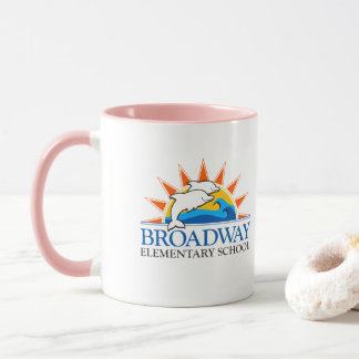 Logo couleur de l'école primaire de Broadway Mug