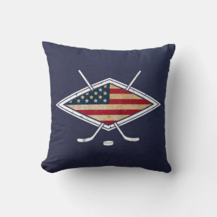 Logo Coussin de hockey USA avec nom et numéro