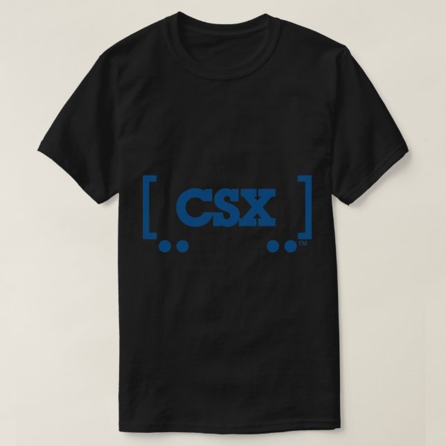 Logo CSX Train T-Shirt classique (Design devant)