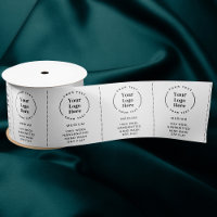 Logo Custom Business Garment Care Clothing Labels
