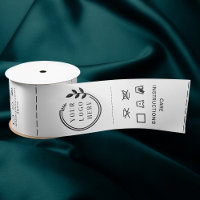 Logo Custom Business Garment Care Clothing Labels
