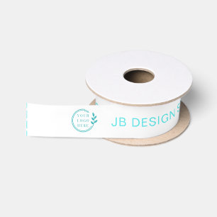 Logo Custom Name Business Clothing Tags Satin Ribbon