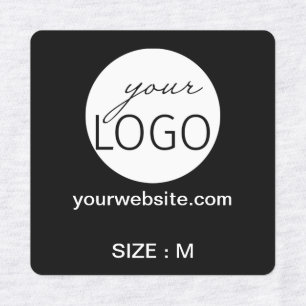 Logo Custom Text Website Size Clothing Garment