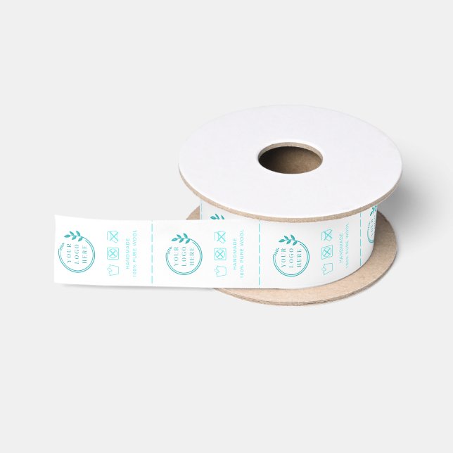 Logo Custom Wool Garment Care Clothing Labels Satin Ribbon (Spool)