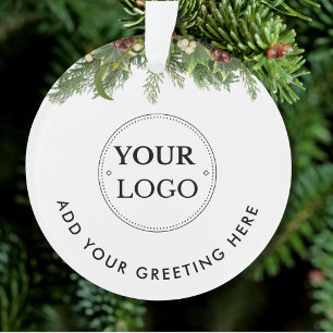 Logo d'affaires Moderne Marque de Noël Vert
