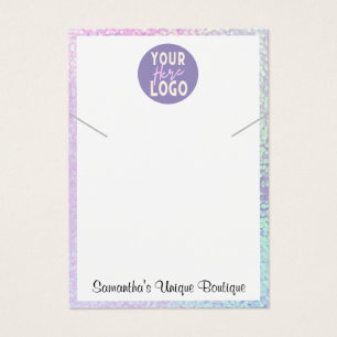 Logo d'affichage du collier simple porteur Hologra