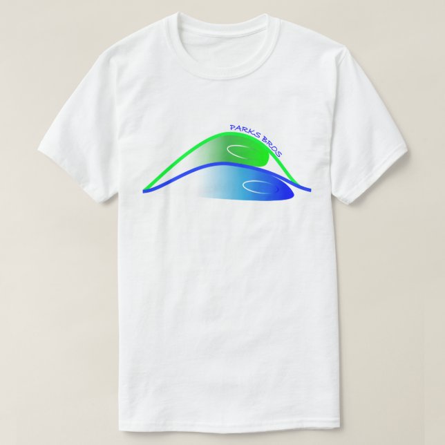 Logo de Bros de parcs avec le T-shirt de mots (Design devant)