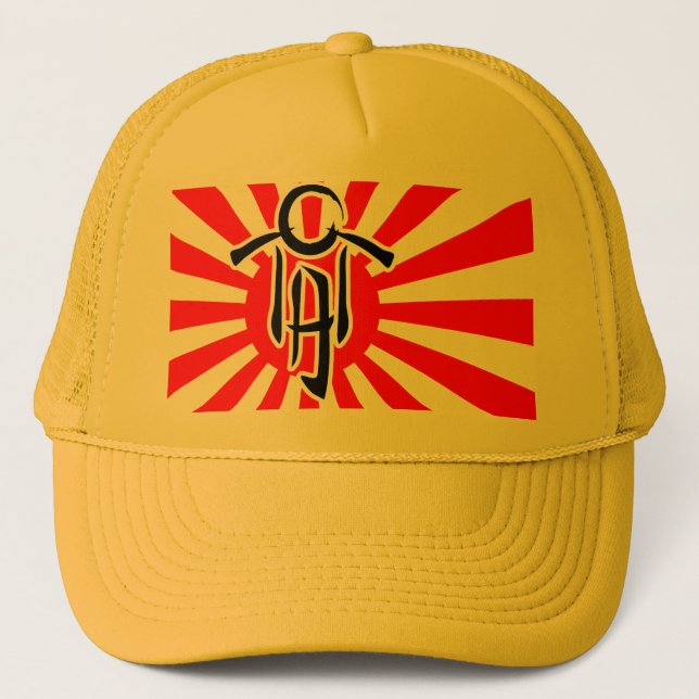 Logo de casquette de camionneur seulement (Devant)