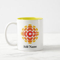 Logo de CBC 1974 - Mug à deux tons personnalisé