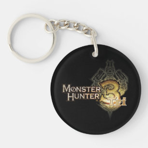 Logo de chasseur de monstre tri