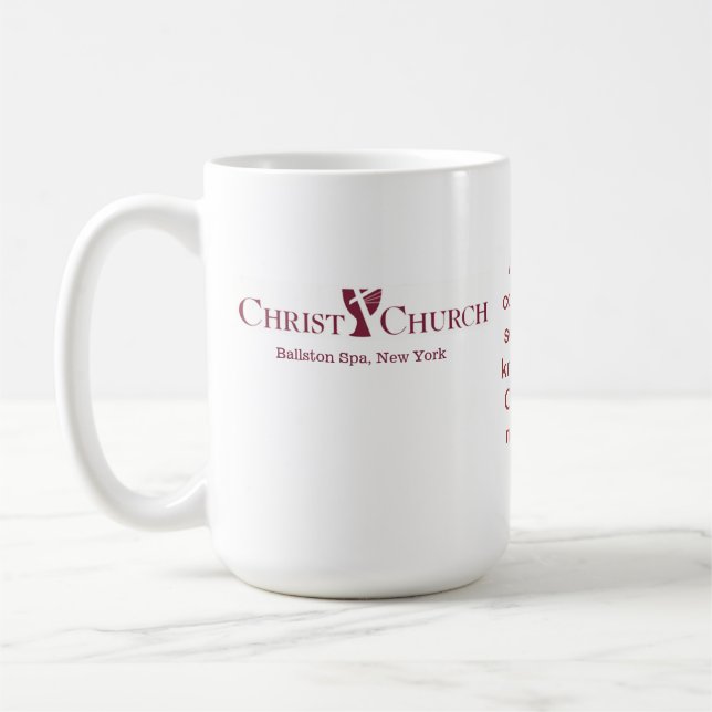 Logo de Christ Church Mug (Gauche)
