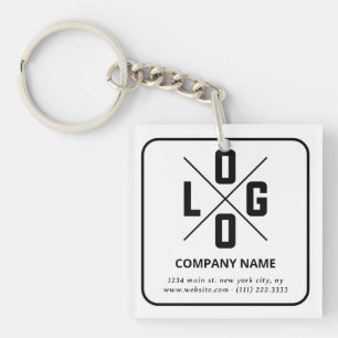 Logo de code QR personnalisé minimaliste moderne