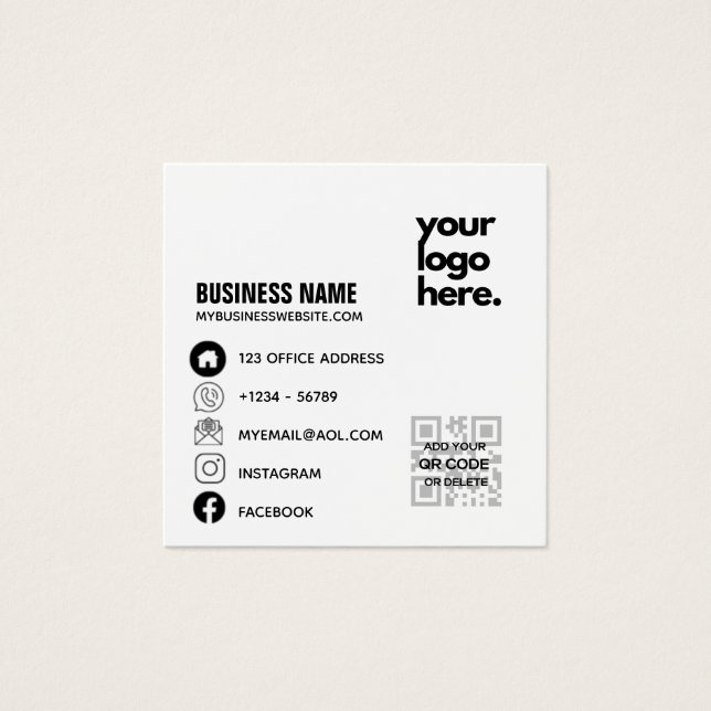 Logo de conception de Carte de visite d'entreprise (Devant)