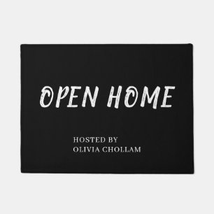 Logo de courtier immobilier noir   Tapis personnal