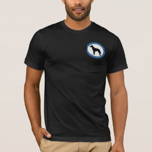 Logo de délivrance de Malinois, le T-shirt foncé