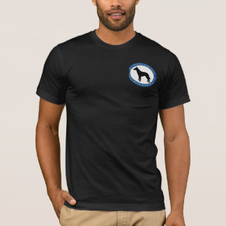Logo de délivrance de Malinois, le T-shirt foncé