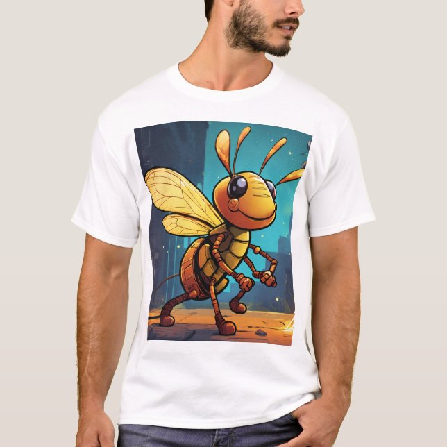 Logo de design numérique Honeybee T-shirt (Devant)