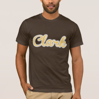 Logo de jaune de T-shirt de Clark
