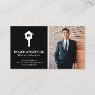 Logo de la clé   Carte de visite Business Man