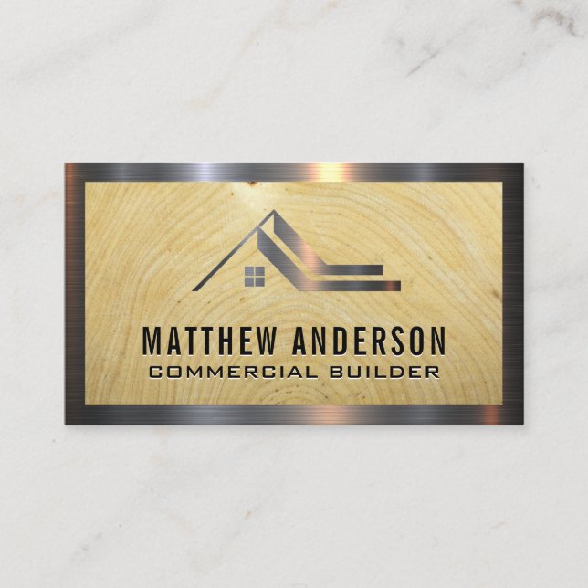 Logo de la maison | Carte de visite de compensatio (Devant)
