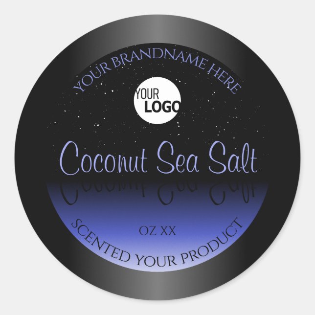 Logo de la Parties scintillant Étiquette de produi (Devant)