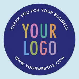 Logo de la société Blue Thank You Stickers Étiquet