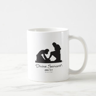 Logo de la tasse de café "d'employé divin" w/Black