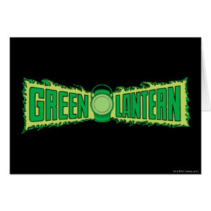 Logo de lanterne verte avec lanterne