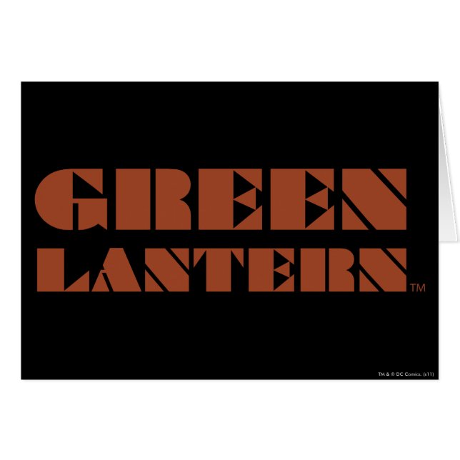 Logo de lanterne verte - Tan (Devant horizontal)