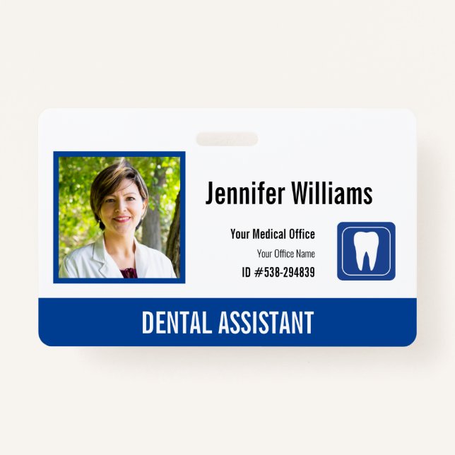 Logo de l'employé Médicale personnalisé - Badge d' (Devant)