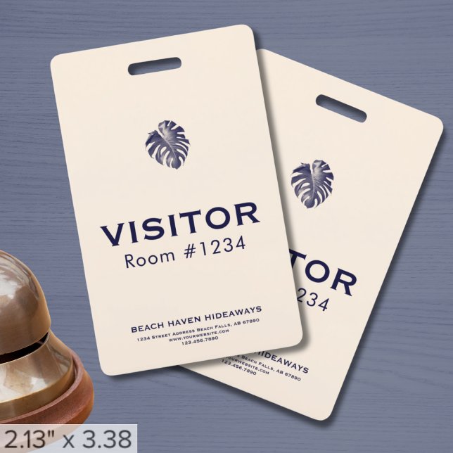 Logo de l'entreprise Badge d'entrée Hotel Resort (Créateur téléchargé)