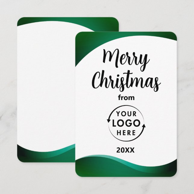 Logo de l'entreprise Cartes de voeux de Noël (Devant / Derrière)