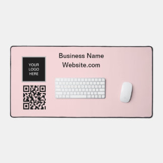 Logo de l'entreprise Code QR rose pâle