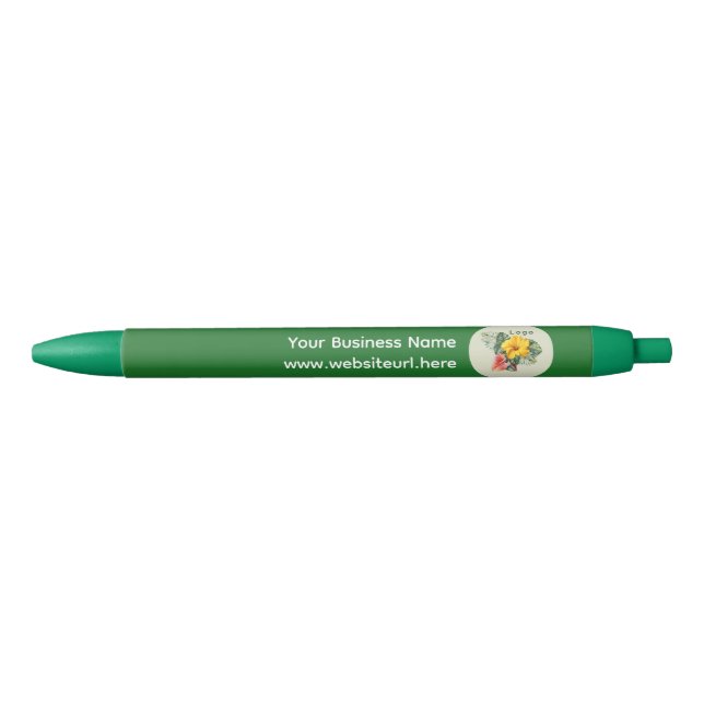 Logo de l'entreprise et stylo à encre promotionnel (Devant)