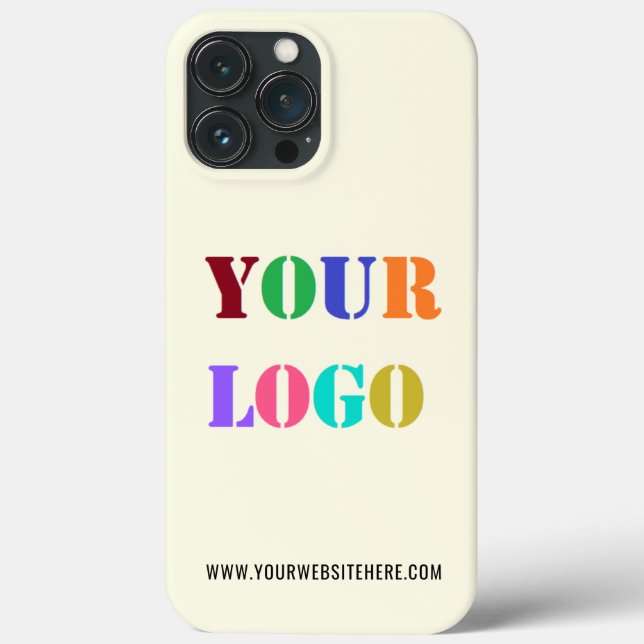 Logo de l'entreprise et textez votre coque iphone  (Verso)