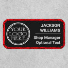 Logo de l'entreprise, nom de l'employé, poste mini